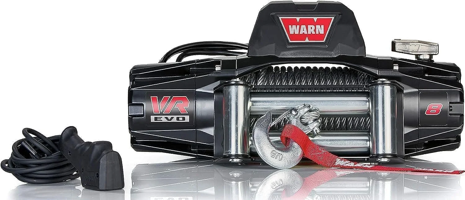Warn VR EVO 8 Winch — RED CLAY OFFROAD